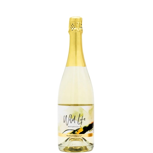 Wild Life Sparkling Nude. A low alcohol sparkling wine with botanicals.